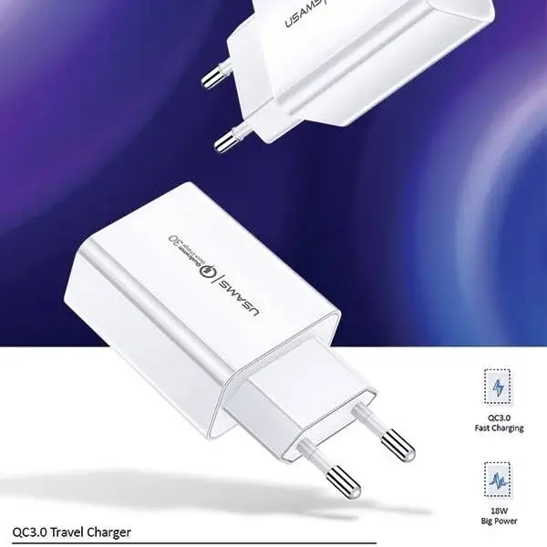 شارژر دیواری ۱۸ وات یوسامز CC083-T22