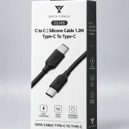 کابل سیلیکونی Type-C به Type-C برند SRSYA مدل CL103 طول 1.2 متر