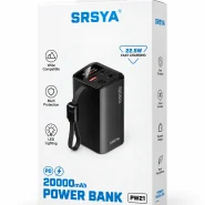 پاوربانک 20000 میلیآمپرساعت برند SRSYA مدل PW21