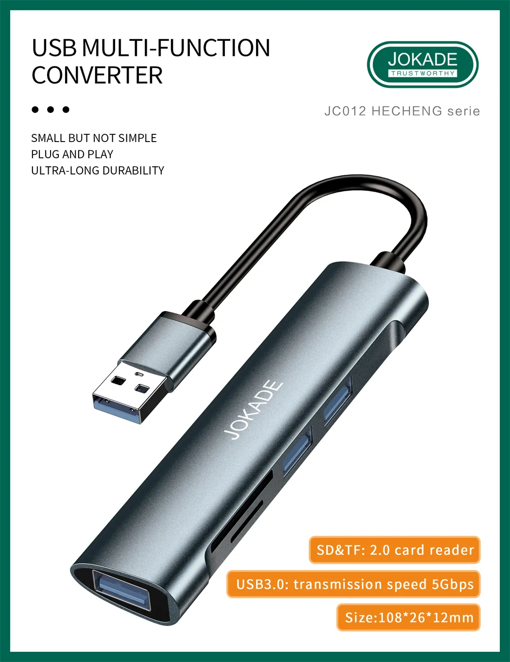 هاب USB جوکید JC012