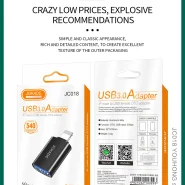 مبدل OTG لایتنینگ جوکید JC018
